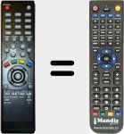 Replacement remote control for SD3700