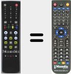 Replacement remote control for RC662
