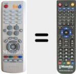 Replacement remote control for MF5900292A