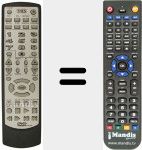 Replacement remote control for RC25