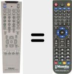 Replacement remote control for RC 922