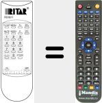 Replacement remote control for RC0611