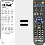 Replacement remote control for RC0811