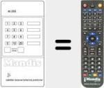 Replacement remote control for RC200