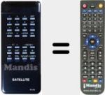 Replacement remote control for RC423