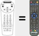 Replacement remote control for RC8233 00