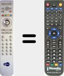 Replacement remote control for HMB2260