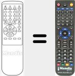 Replacement remote control for RC514A