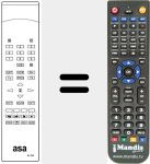 Replacement remote control for RC 505