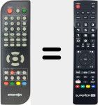 Replacement remote control for BRI002