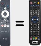 Replacement remote control for HTR-U29 (0530070593)