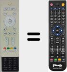 Replacement remote control for Uppleva (06-5FHW48-A002X)