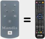 Replacement remote control for SB100/230 (06-T6008T-A001)