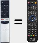 Replacement remote control for RC602S (06BTZNYYCRC602S)