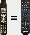 Replacement remote control for MONTEREY 115