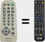 Replacement remote control for RM-SCP2 (141860211)