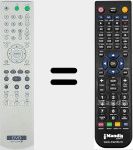 Replacement remote control for RMT-D175P (147917923)