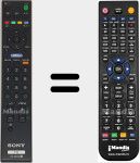 Replacement remote control for RM-ED 009 (148015811)