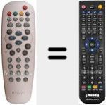 Replacement remote control for REMCON863