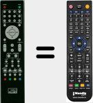 Replacement remote control for 1602102