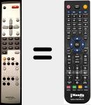 Replacement remote control for RR-T97