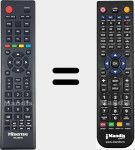 Replacement remote control for ER-22601B (T184849)