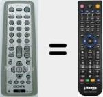 Replacement remote control for RM-W100 (147800711)
