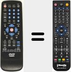 Replacement remote control for REMCON1577