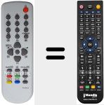 Replacement remote control for R-40A15 (48B5748A0801)