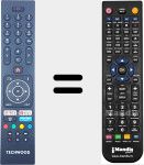Replacement remote control for RC43135P (23551766)