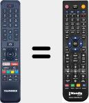 Replacement remote control for RC43160 (23592299)