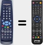 Replacement remote control for RM-08202 (290P082020)
