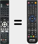 Replacement remote control for RC006UD (30701009700AS)