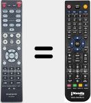 Replacement remote control for RC005NA (30701025800AM)