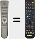 Replacement remote control for RC3 (3128 147 16221)