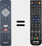 Replacement remote control for YKF464-002 (398GR08BEPHN0036HT)