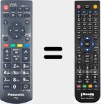 Replacement remote control for 398GR7BD2NEPSE000Z