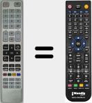 Replacement remote control for CT-8040 (75038887)
