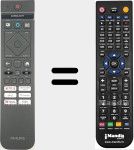 Replacement remote control for 398GM10BEPHNE100CR (996592500092)