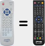 Replacement remote control for RCD0314 (A70171708)