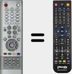Replacement remote control for TM76 (AA59-00366A)