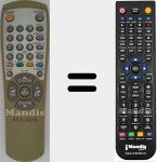 Replacement remote control for TM59 (AA5900104K)
