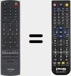 Replacement remote control for SE-R0314 (AH700539)