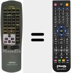 Replacement remote control for RC-TZ1100