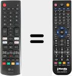 Replacement remote control for AKB76037605