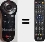 Replacement remote control for AKB73775908