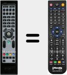 Replacement remote control for 25M600B001