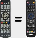 Replacement remote control for Alphatronics002
