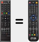 Replacement remote control for 2100-EDROARIE