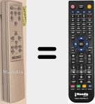 Replacement remote control for DAC 9
